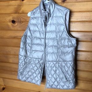 Talbots XL gray vest